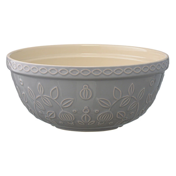 Миска Tkano Russian North Ягоды Тайги 2,8 л, каменная керамика, серая