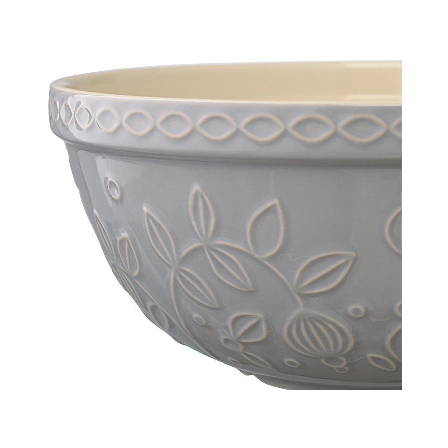 Миска Tkano Russian North Ягоды Тайги 2,8 л, каменная керамика, серая