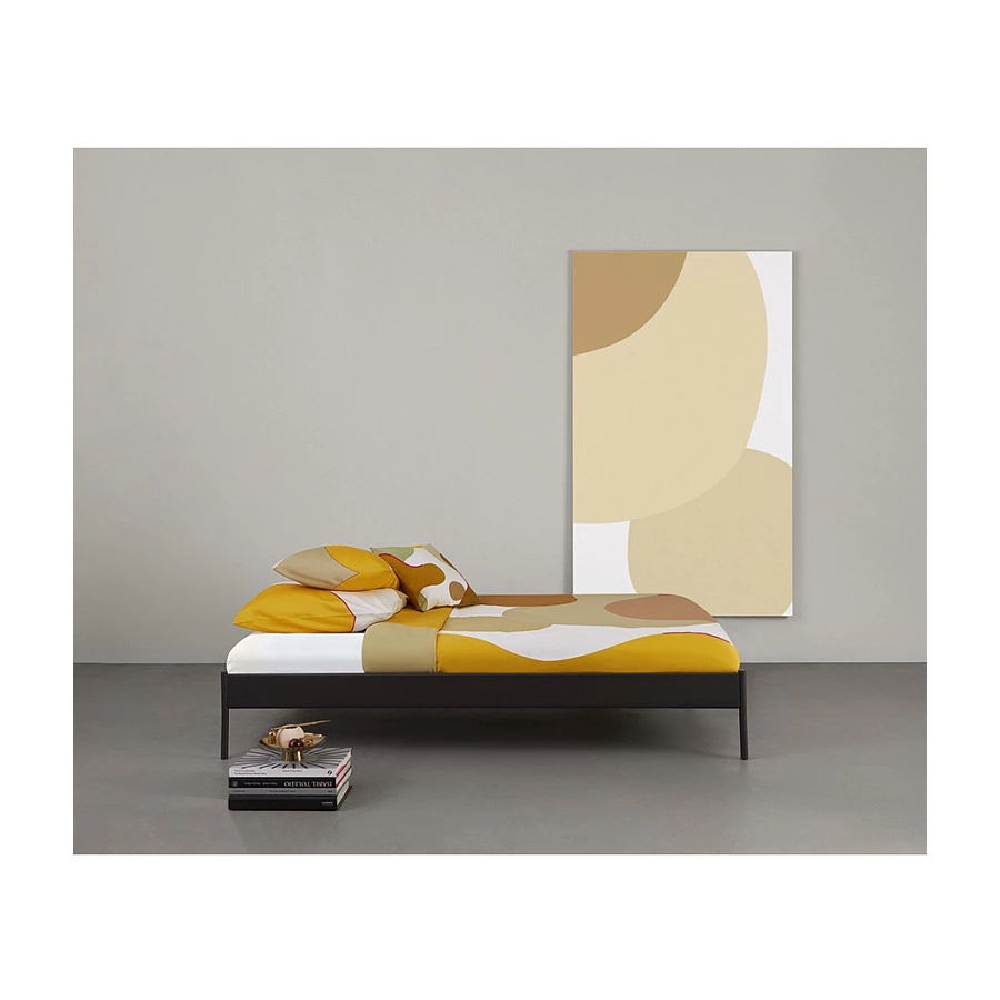 Набор из двух наволочек Tkano Freak Fruit 70х70 см, 100% сатин, горчичный