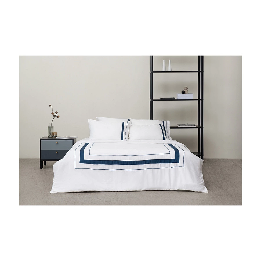 Набор из двух наволочек Tkano Essential 70х70 см, 100% сатин, белый