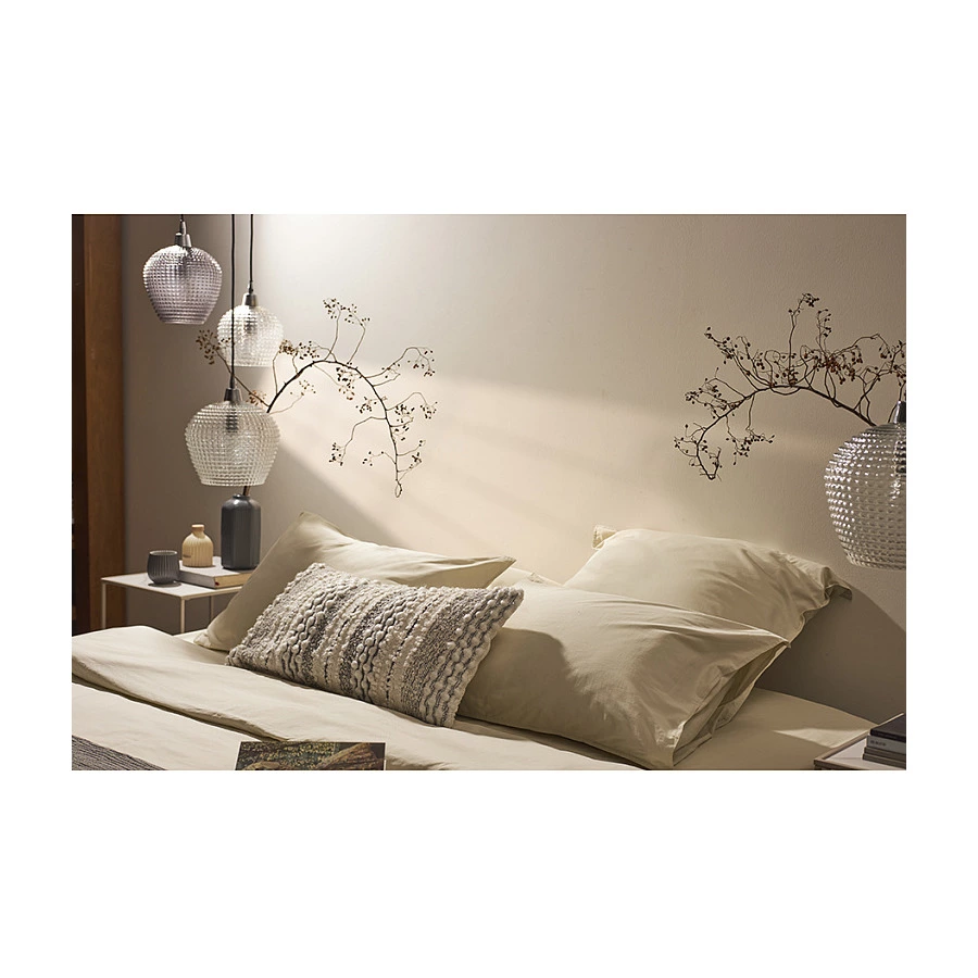 Набор из двух наволочек Tkano Essential 50х70 см, 100% сатин, бежевый