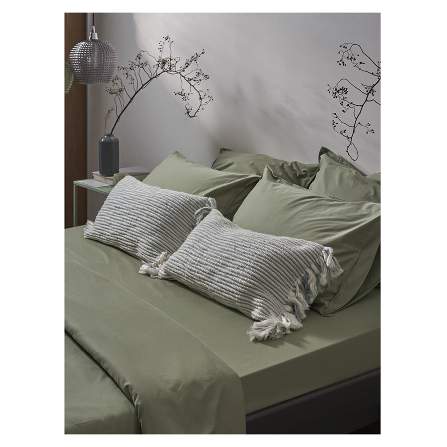 Набор из двух наволочек Tkano Essential 70х70 см, 100% сатин, цвета шалфея