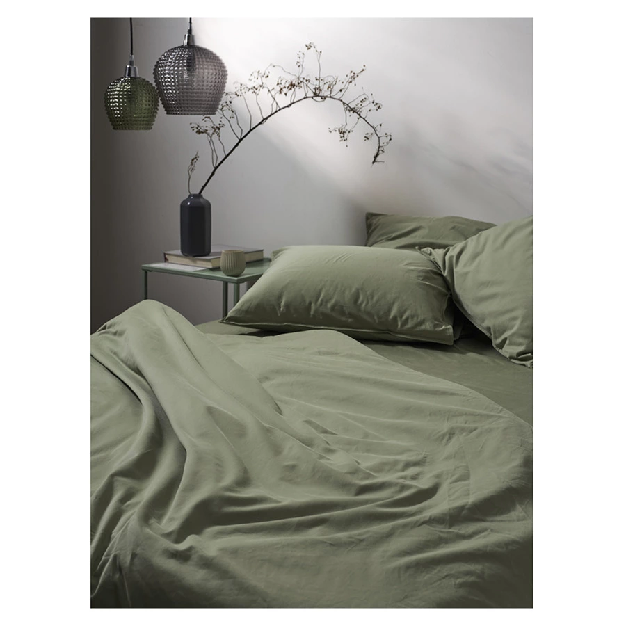 Набор из двух наволочек Tkano Essential 70х70 см, 100% сатин, цвета шалфея