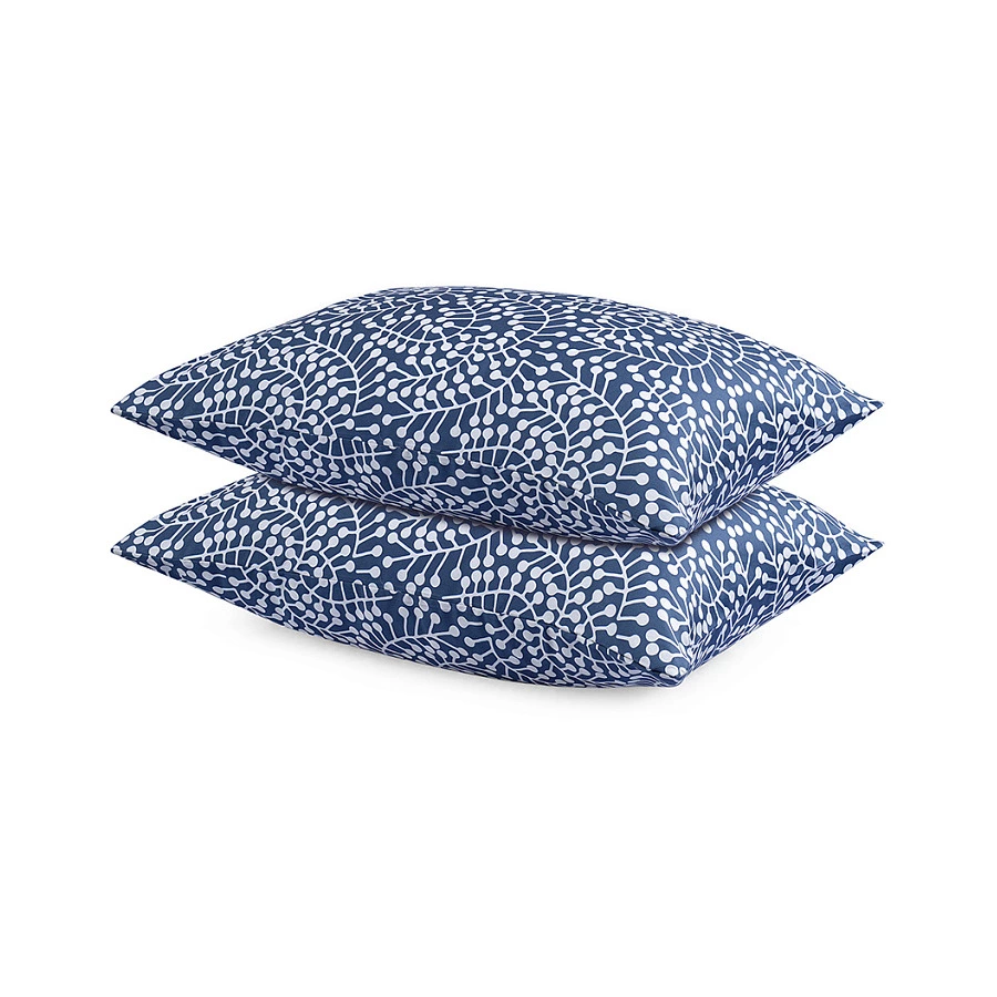 Набор из двух наволочек Tkano Scandinavian touch Спелая смородина 50х70 см, 100% хлопок, синий