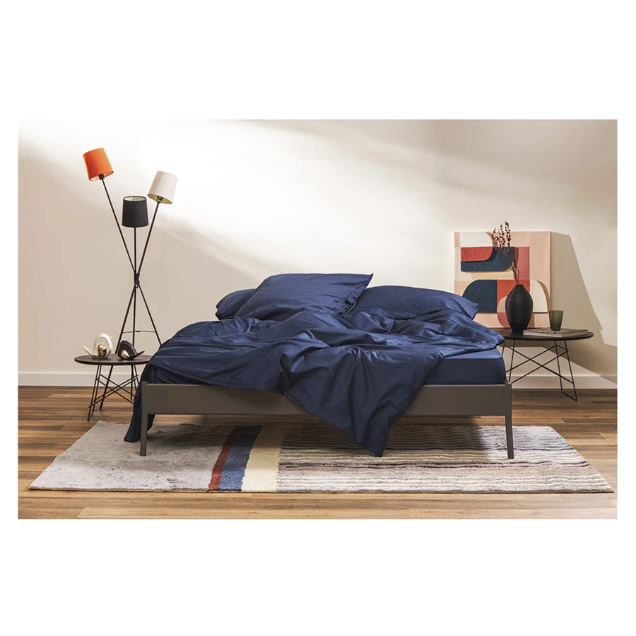 Набор из двух наволочек Tkano Essential 70х70 см, 100% сатин, синий