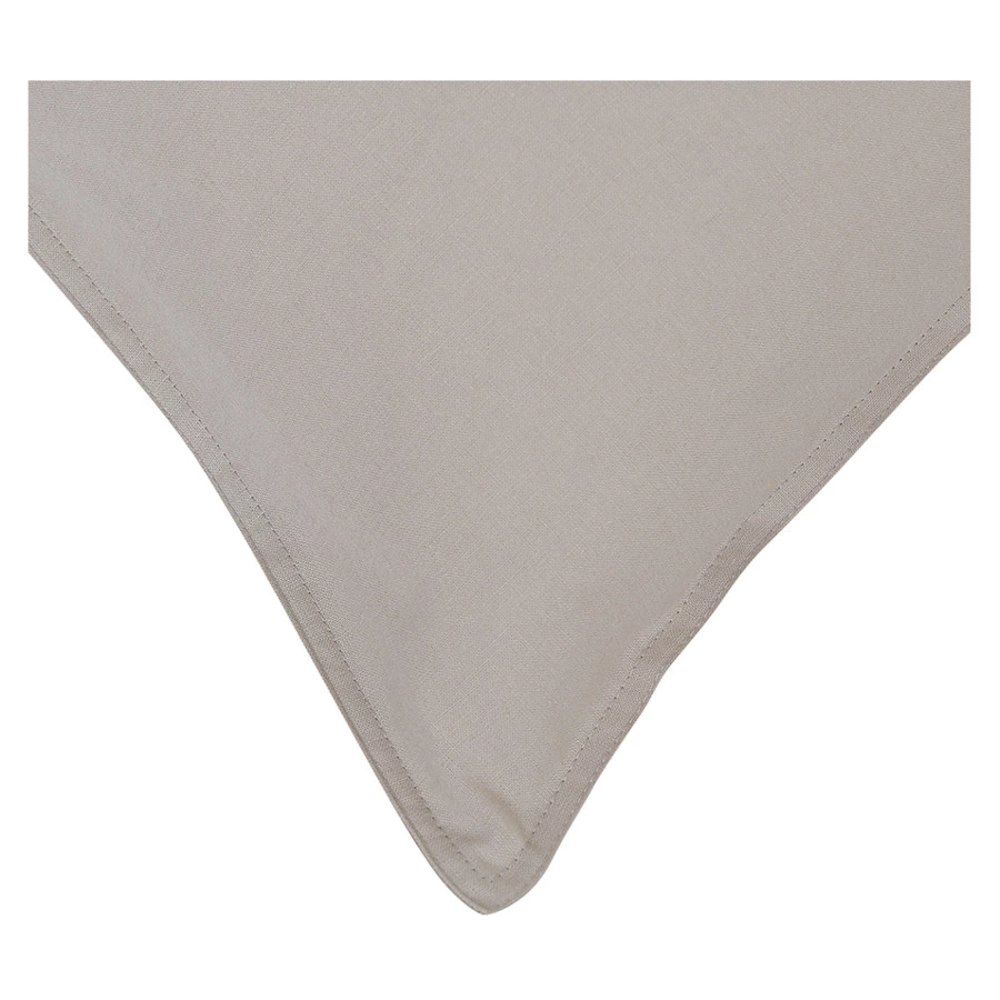 Набор из двух наволочек Tkano Essential 70х70 см, 55% лен, 45% хлопок, светло-серый