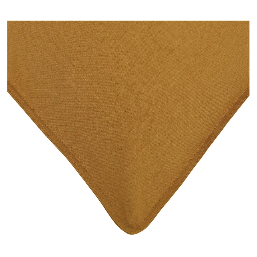 Набор из двух наволочек Tkano Essential 70х70 см, 55% лен, 45% хлопок, цвета карри