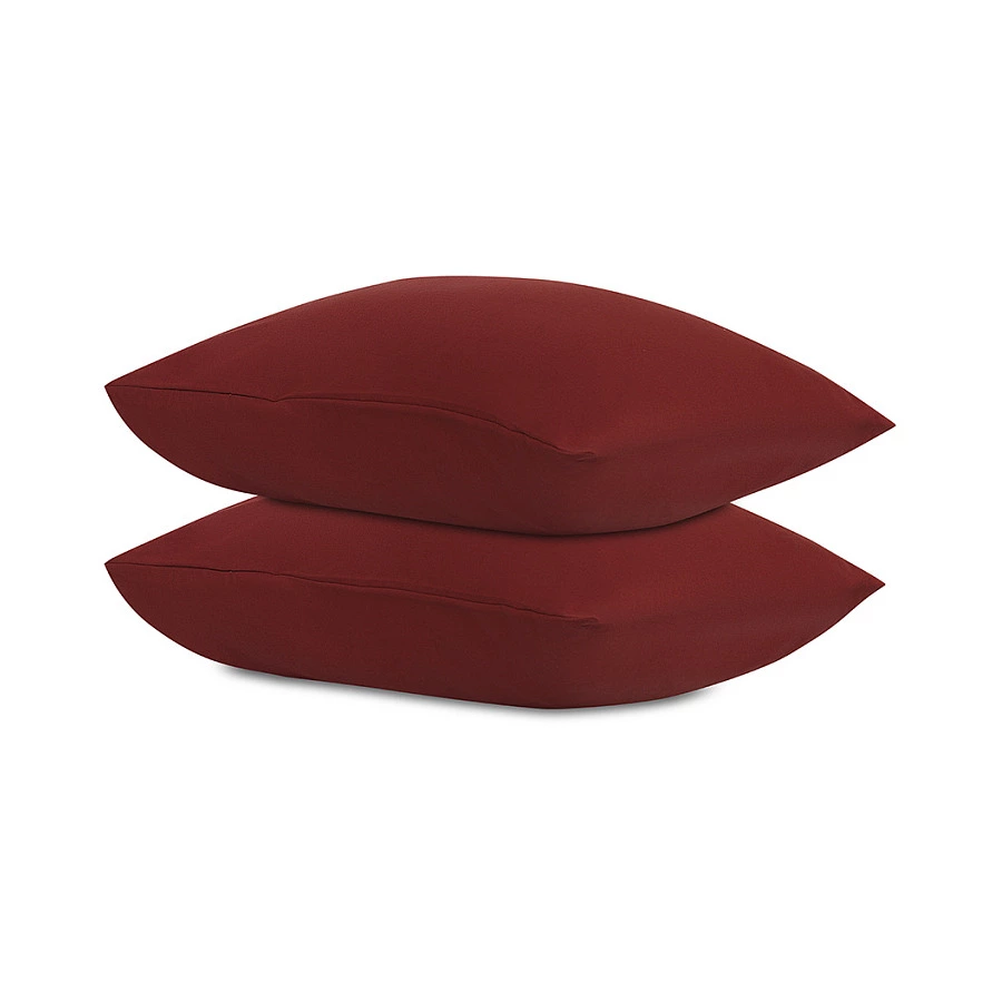 Набор из двух наволочек Tkano Essential 50х70 см, 55% лен, 45% хлопок, цвета копченой паприки