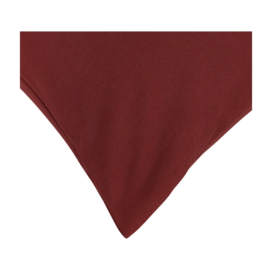 Набор из двух наволочек Tkano Essential 50х70 см, 55% лен, 45% хлопок, цвета копченой паприки