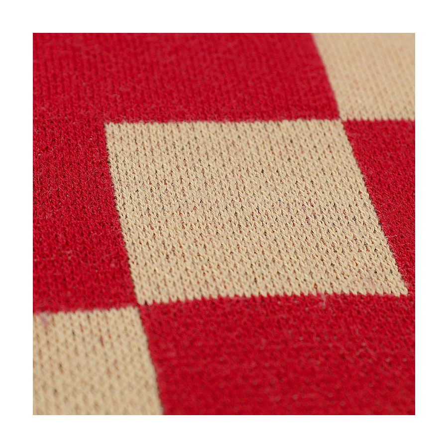 Плед Tkano Cultural Heritage Башкирский орнамент 130х180 см, 100% хлопок, красный