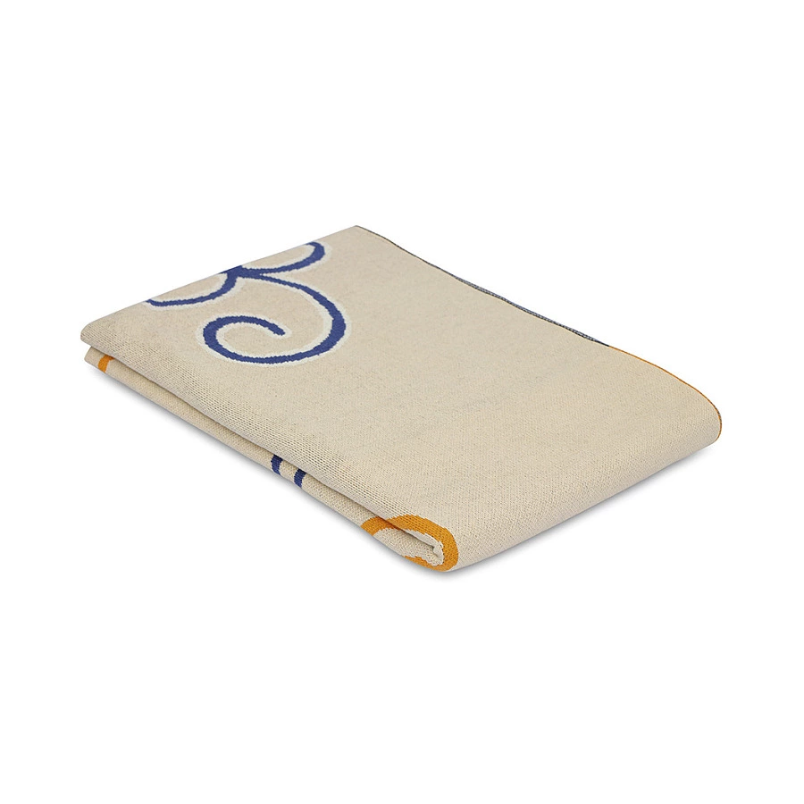 Плед Tkano Cultural Heritage Эвенский орнамент 130х180 см, 100% хлопок, мультиколор