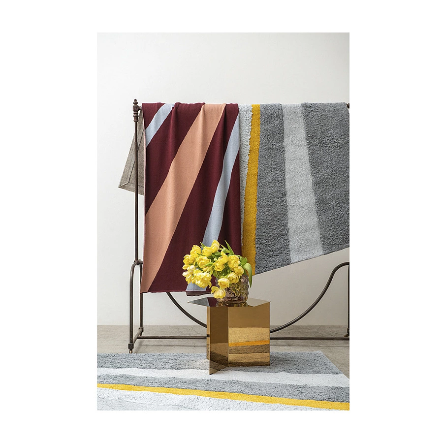 Плед Tkano Terra Tulip field 130х180 см, 100% хлопок, мультиколор