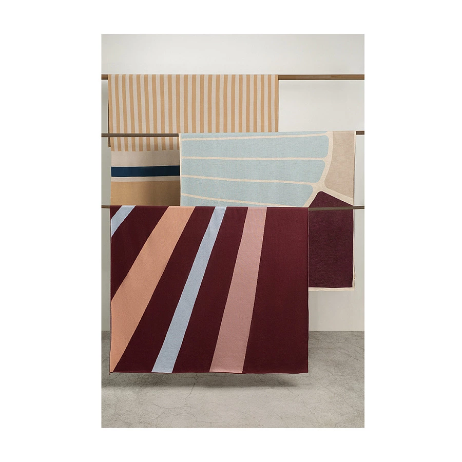 Плед Tkano Terra Tulip field 130х180 см, 100% хлопок, мультиколор