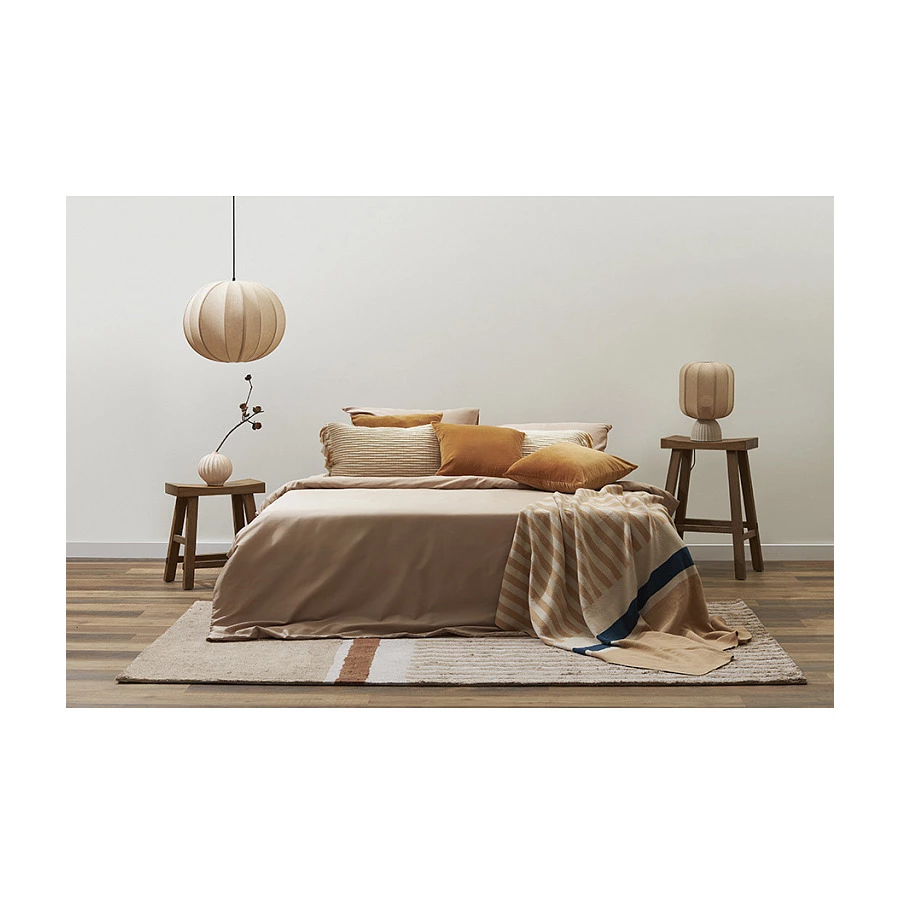 Плед Tkano Terra Tulip garden 130х180 см, 100% хлопок, мультиколор