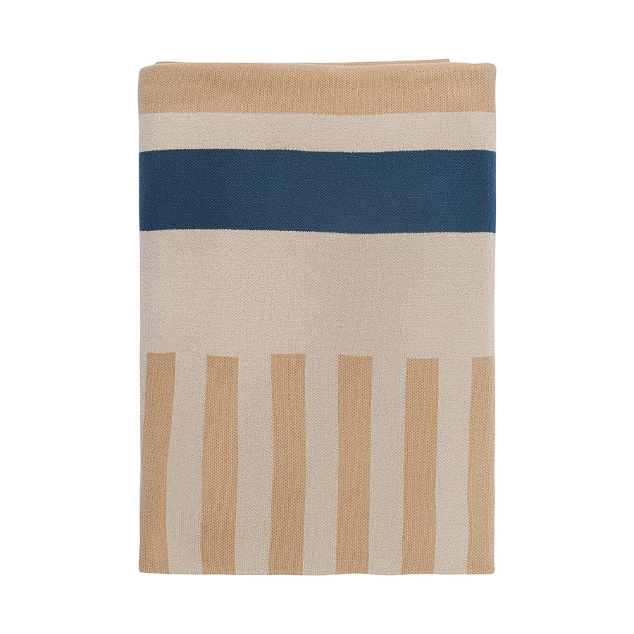 Плед Tkano Terra Tulip garden 130х180 см, 100% хлопок, мультиколор