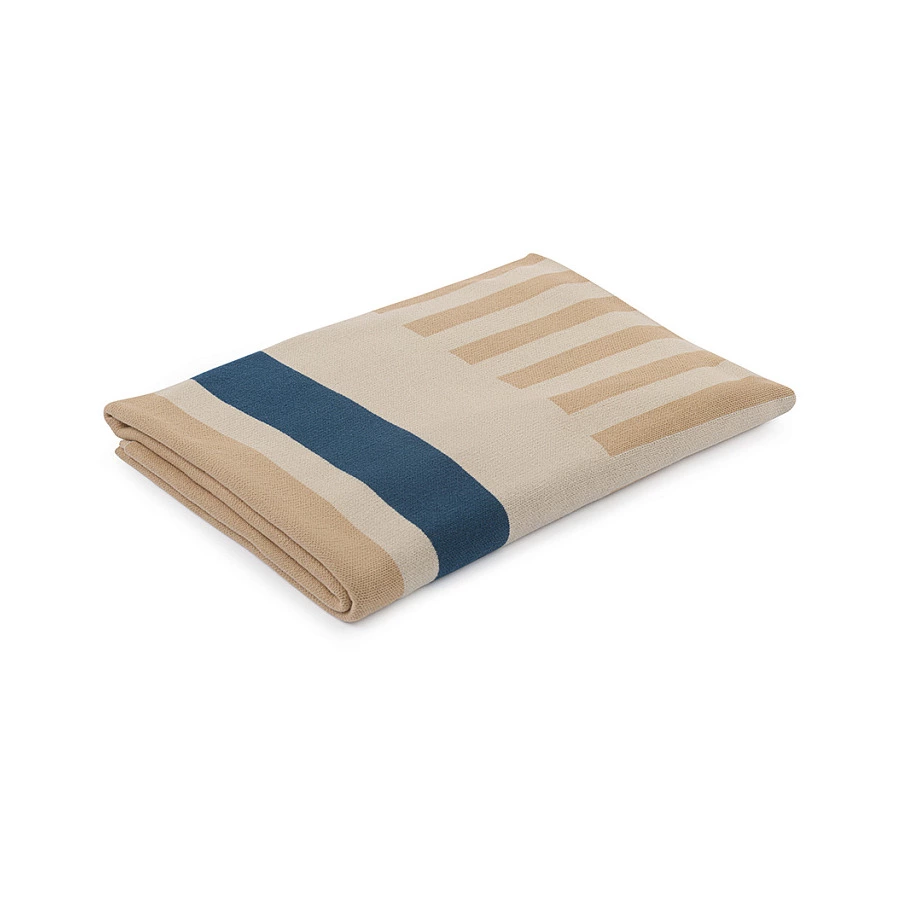 Плед Tkano Terra Tulip garden 130х180 см, 100% хлопок, мультиколор