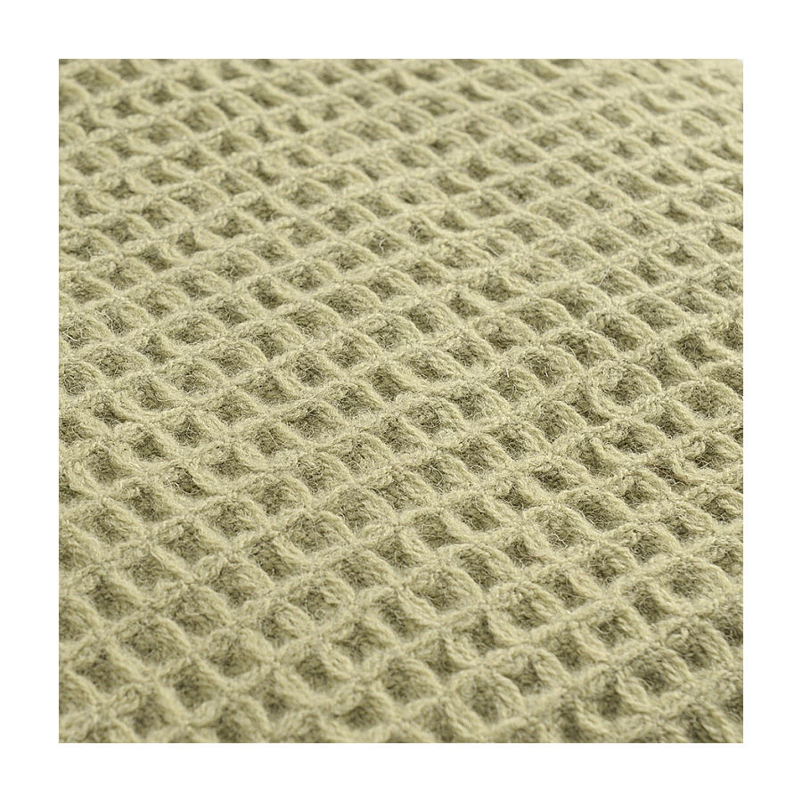 Плед Tkano Essential 130х180 см, 100% шерсть, зеленый