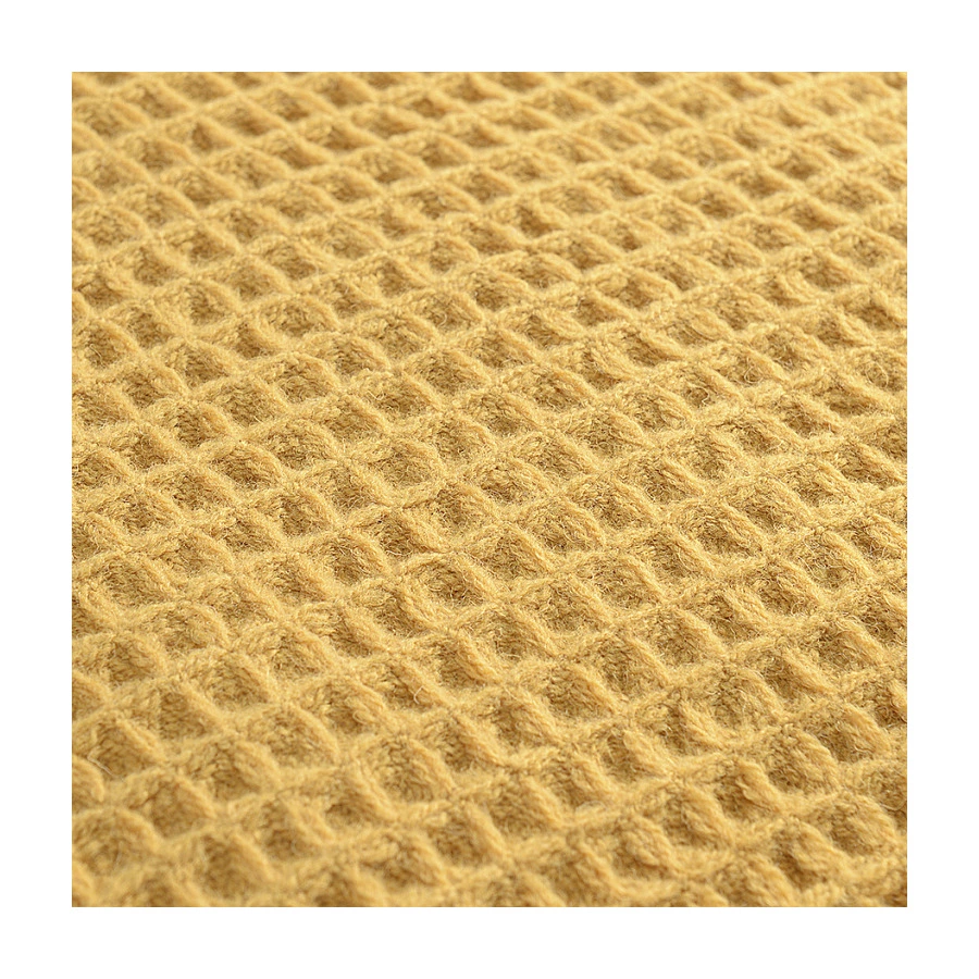 Плед Tkano Essential 130х180 см, 100% шерсть, охровый