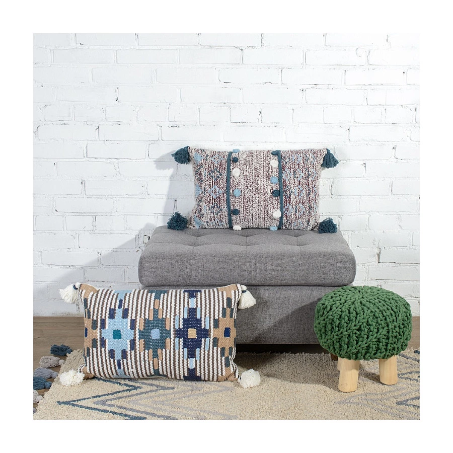 Подушка декоративная Tkano Ethnic 40х60 см, 100% хлопок, 100% полиэстер, мультиколор