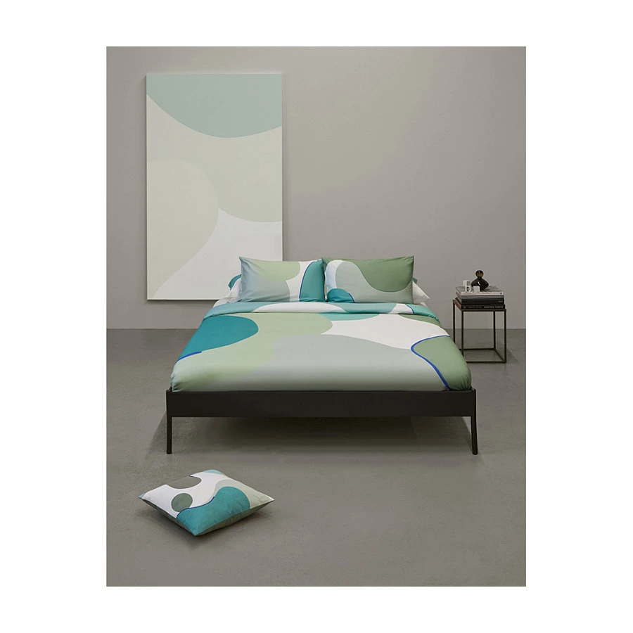 Подушка декоративная Tkano Freak Fruit 45х45 см, 100% хлопок, 100% полиэстер, мятная