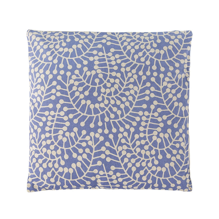 Подушка декоративная Tkano Scandinavian touch Спелая смородина, 45x45 см, 100% хлопок, фиолетовая