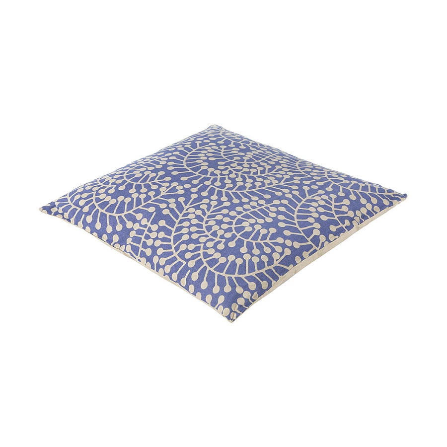 Подушка декоративная Tkano Scandinavian touch Спелая смородина, 45x45 см, 100% хлопок, фиолетовая