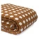 Покрывало Tkano Essential Polka dots, 230х250 см, 100% хлопок, коричневое