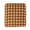 Покрывало Tkano Essential Polka dots, 230х250 см, 100% хлопок, коричневое