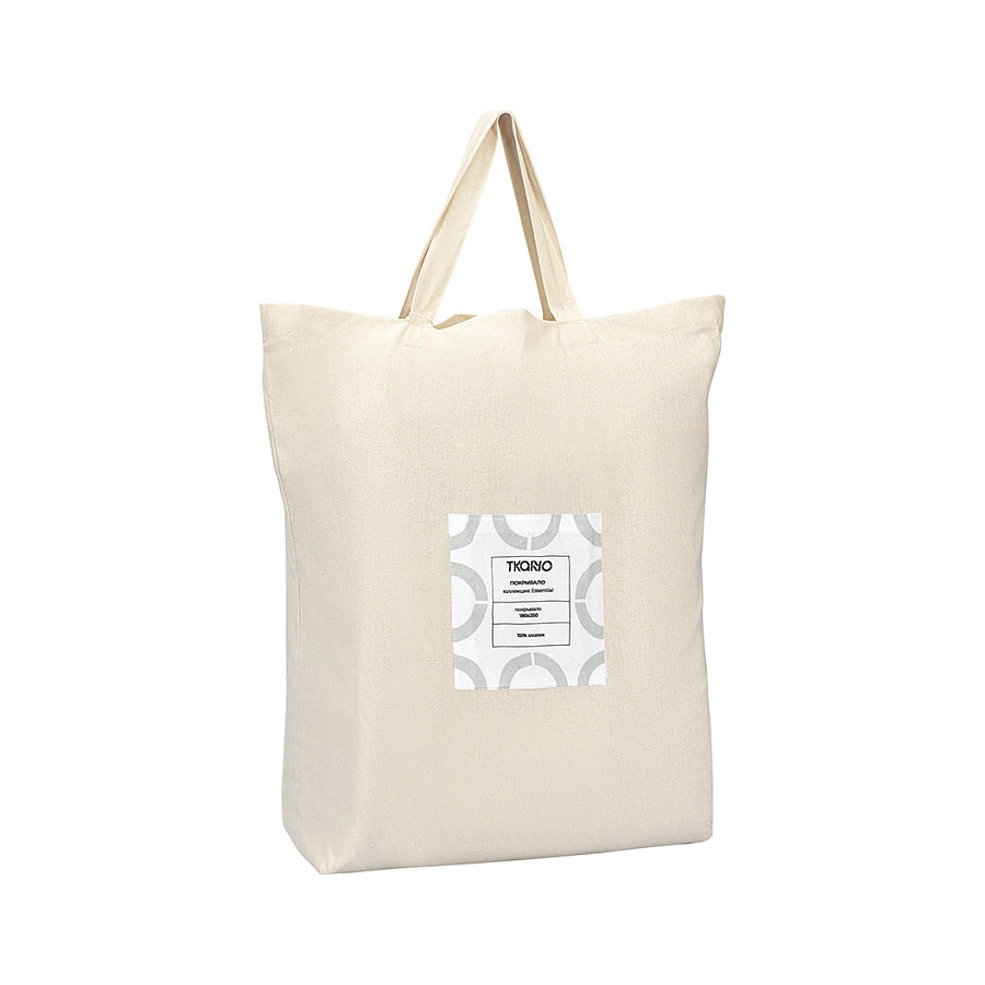 Покрывало Tkano Essentia Polka dotsl, 180х250 см, 100% хлопок, синее