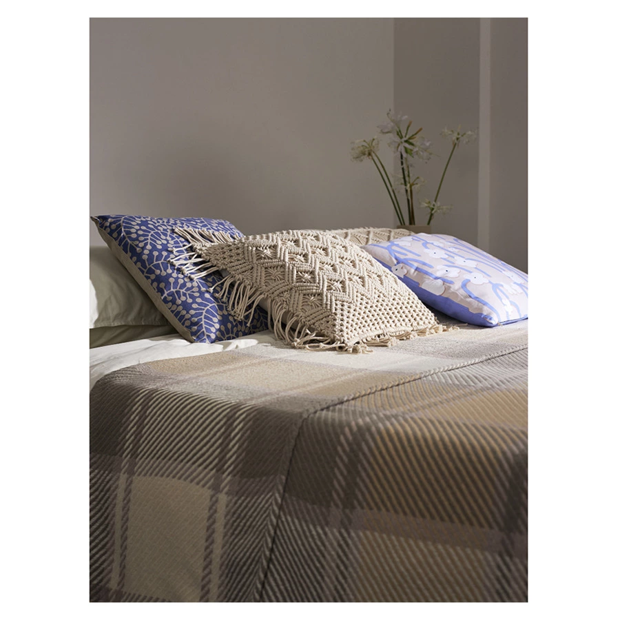 Покрывало Tkano Essential Warm traditions, 230х250 см, 100% хлопок, серое