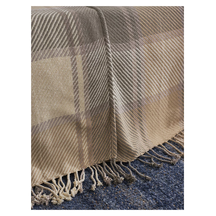 Покрывало Tkano Essential Warm traditions, 230х250 см, 100% хлопок, серое