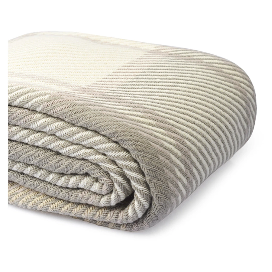 Покрывало Tkano Essential Warm traditions, 230х250 см, 100% хлопок, серое