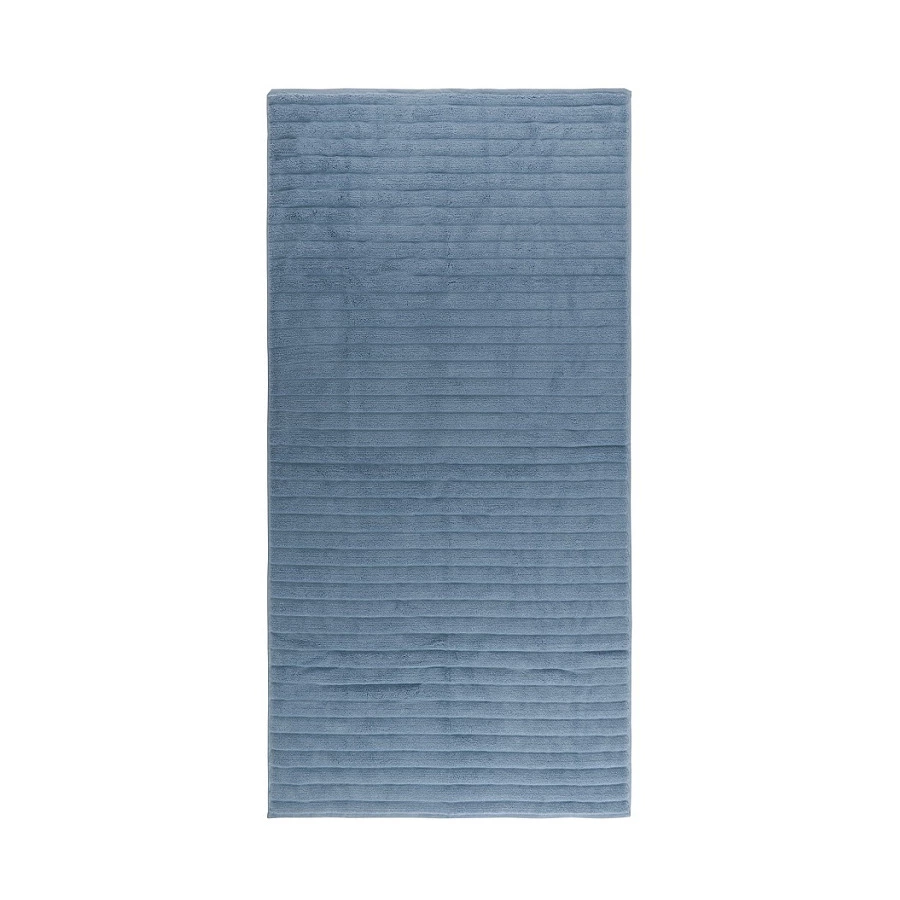 Полотенце банное Tkano Essential Waves, 70х140 см, 100% хлопок, джинсово-синее