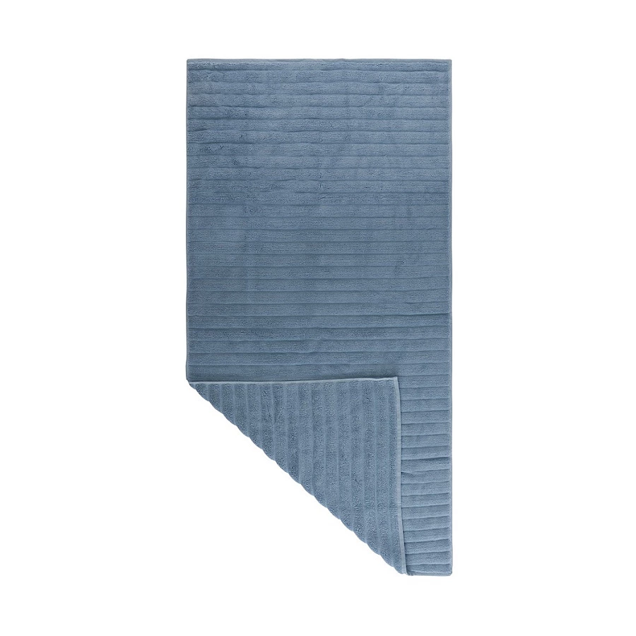 Полотенце банное Tkano Essential Waves, 70х140 см, 100% хлопок, джинсово-синее