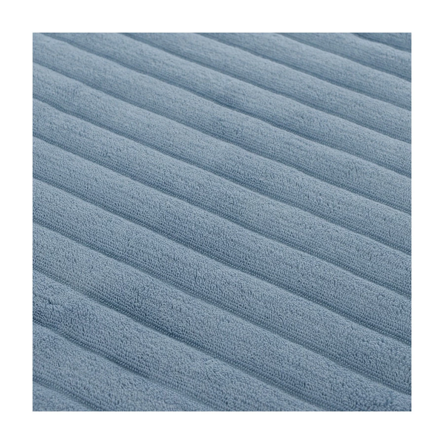 Полотенце банное Tkano Essential Waves, 70х140 см, 100% хлопок, джинсово-синее