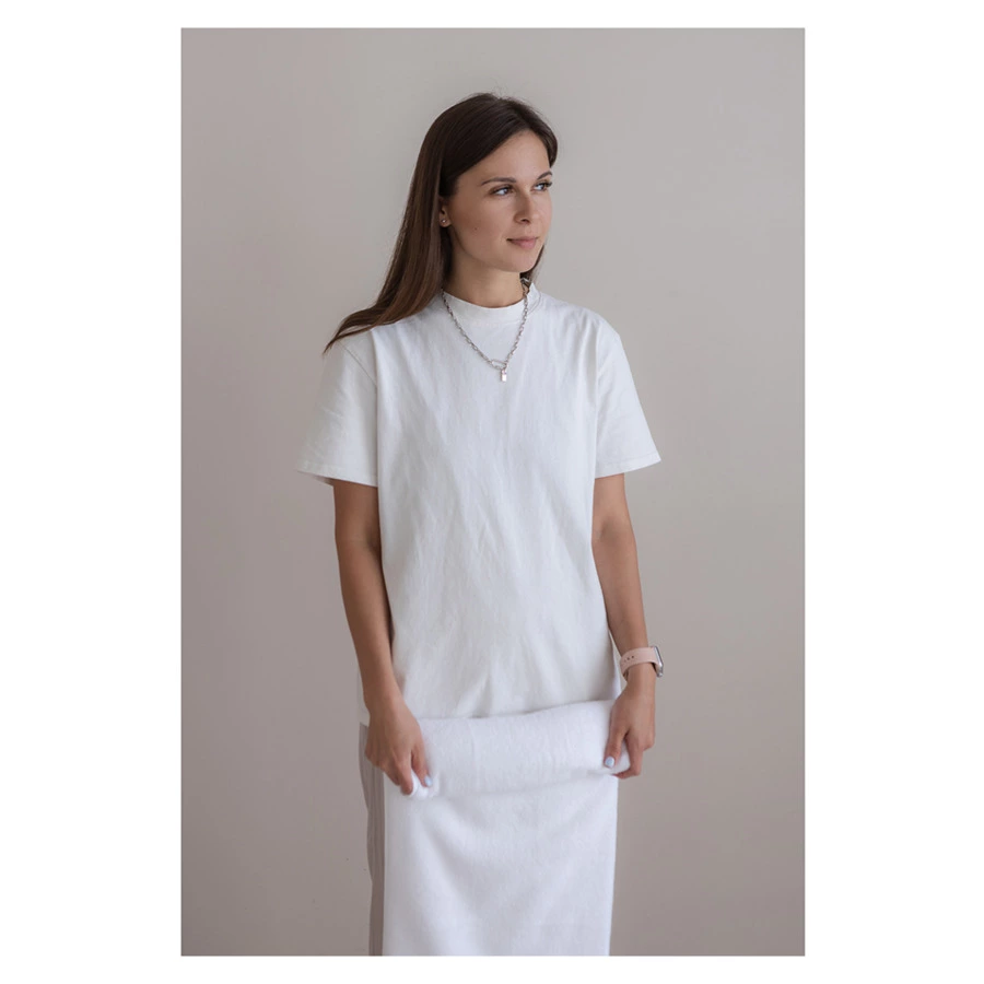 Полотенце банное Tkano Essential 90х150 см, 100% хлопок, белое