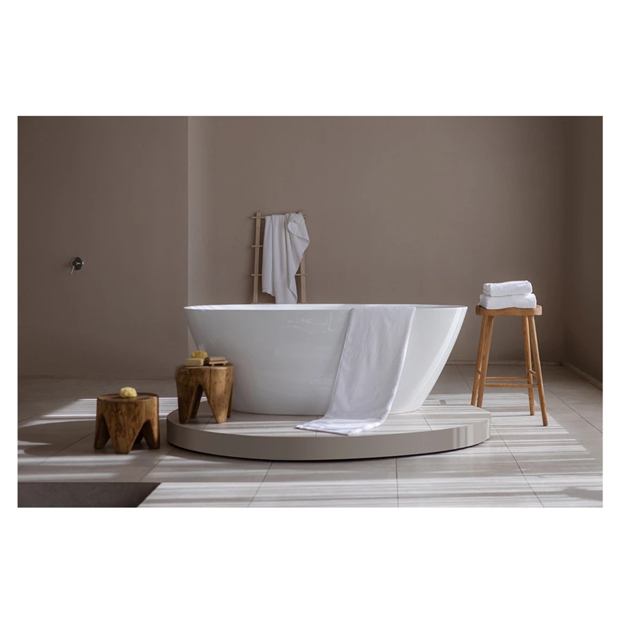 Полотенце банное Tkano Essential 90х150 см, 100% хлопок, белое