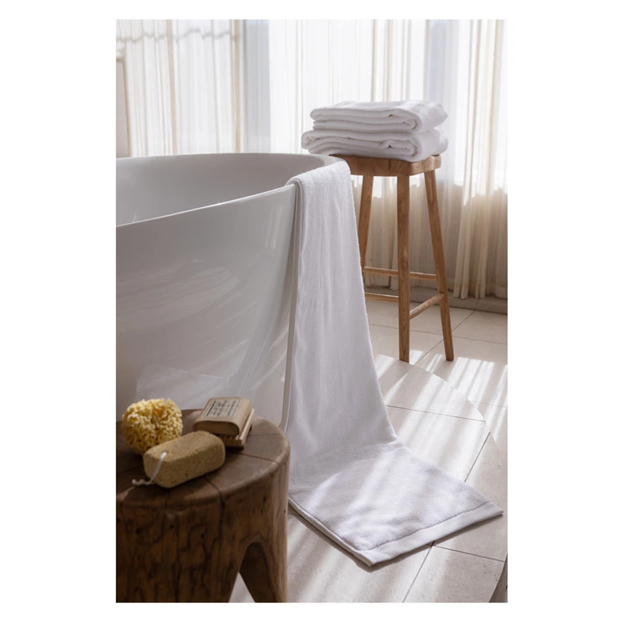 Полотенце банное Tkano Essential 90х150 см, 100% хлопок, белое