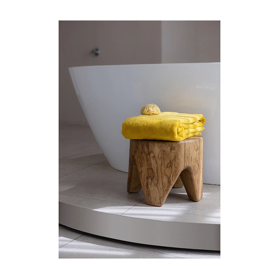 Полотенце банное Tkano Essential 70х140 см, 100% хлопок, горчичное