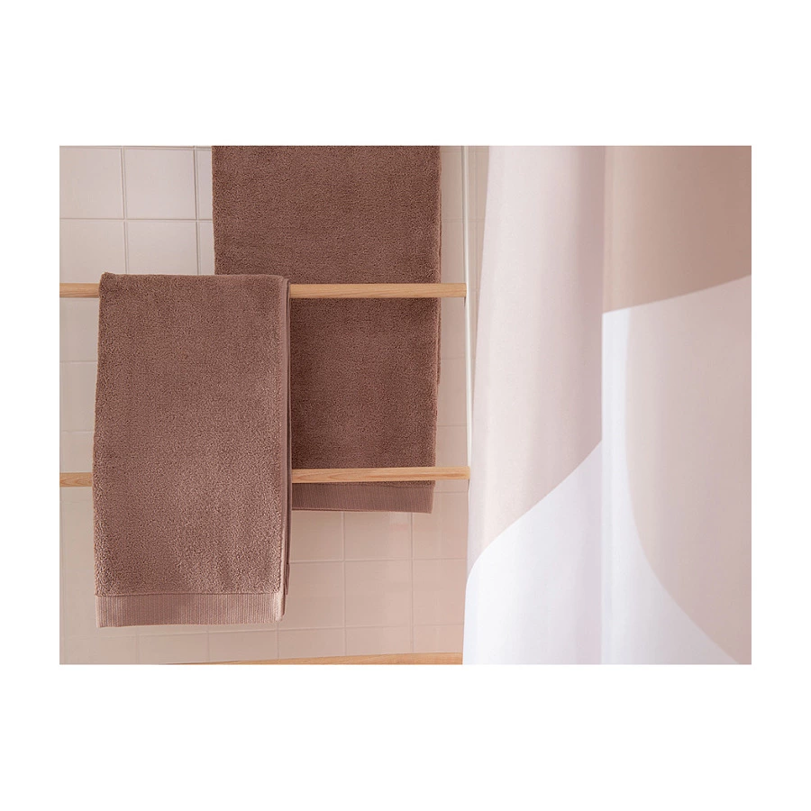 Полотенце банное Tkano Essential 90х150 см, 100% хлопок, коричневое