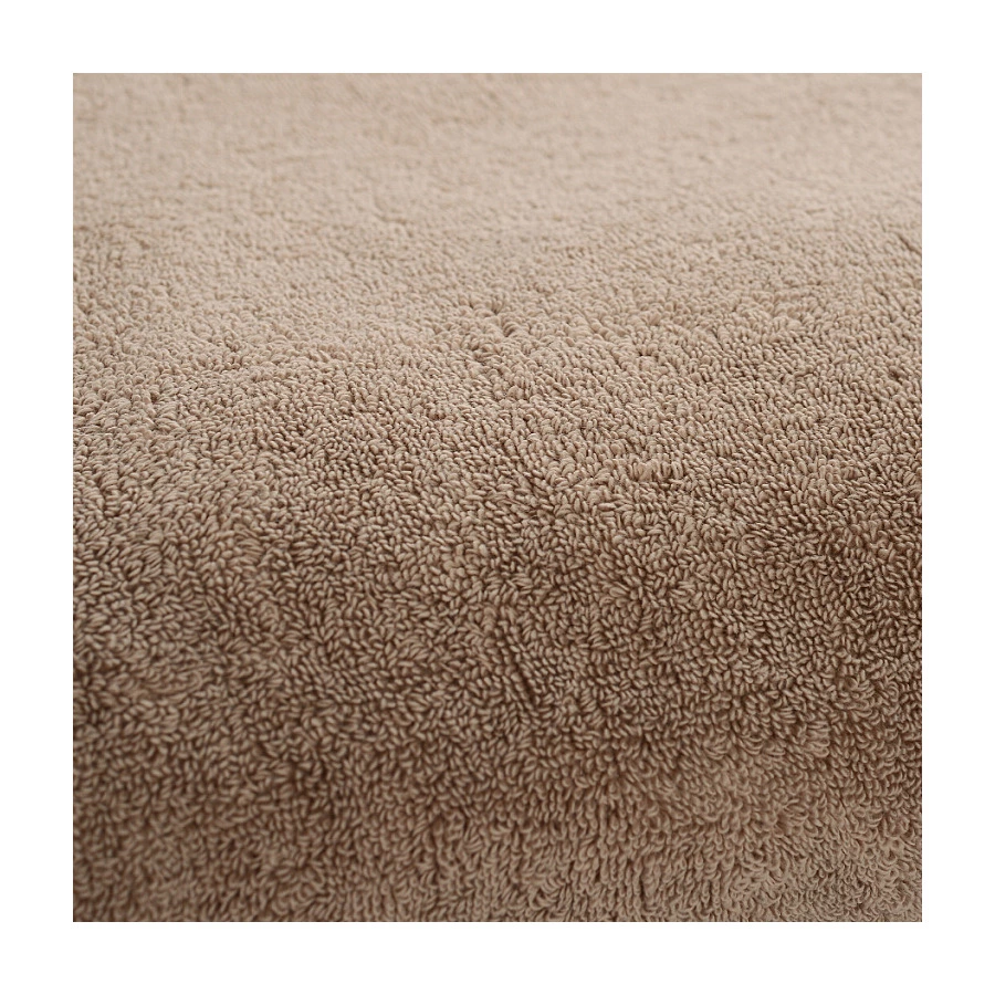 Полотенце банное Tkano Essential 90х150 см, 100% хлопок, коричневое