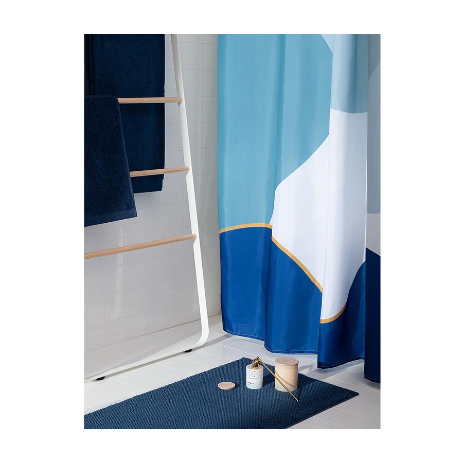 Полотенце банное Tkano Essential 70х140 см, 100% хлопок, синее