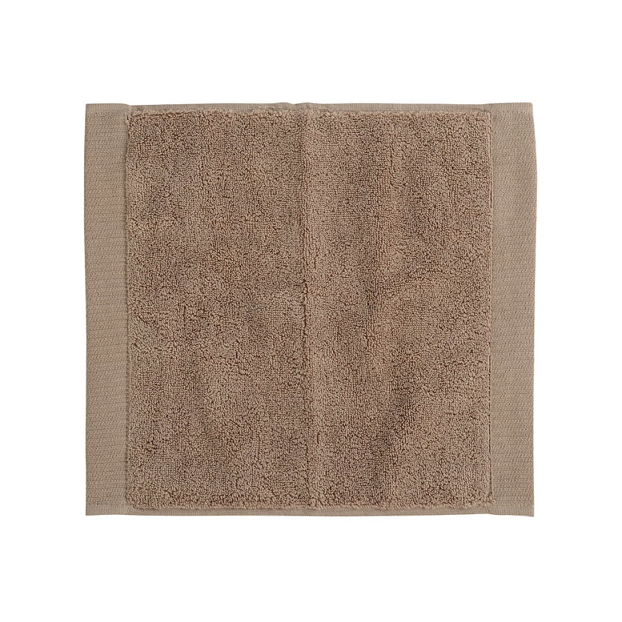 Полотенце для лица Tkano Essential 30х30 см, 100% хлопок, коричневое