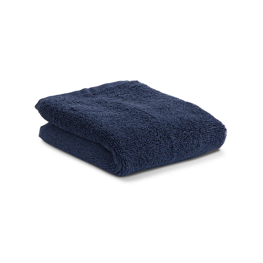 Полотенце для лица Tkano Essential 30х30 см, 100% хлопок, синее