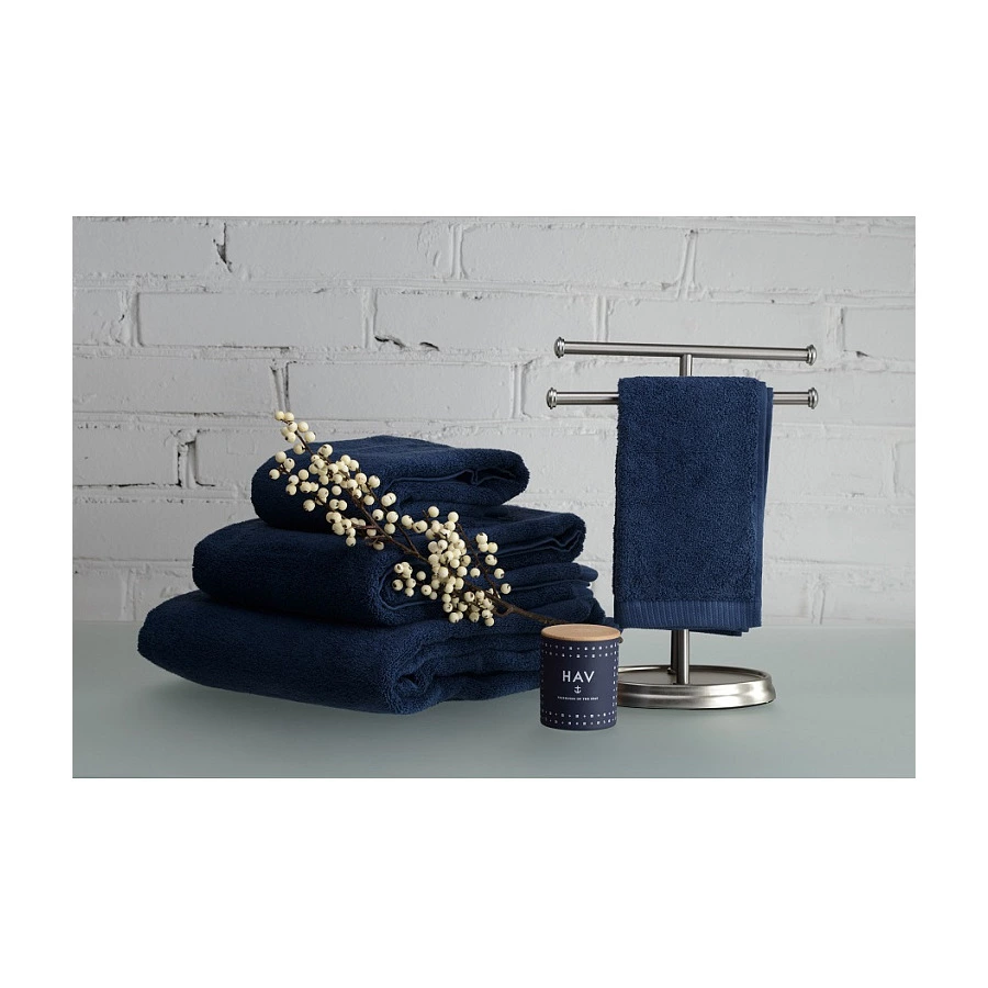 Полотенце для рук Tkano Essential 50х90 см, 100% хлопок, синее