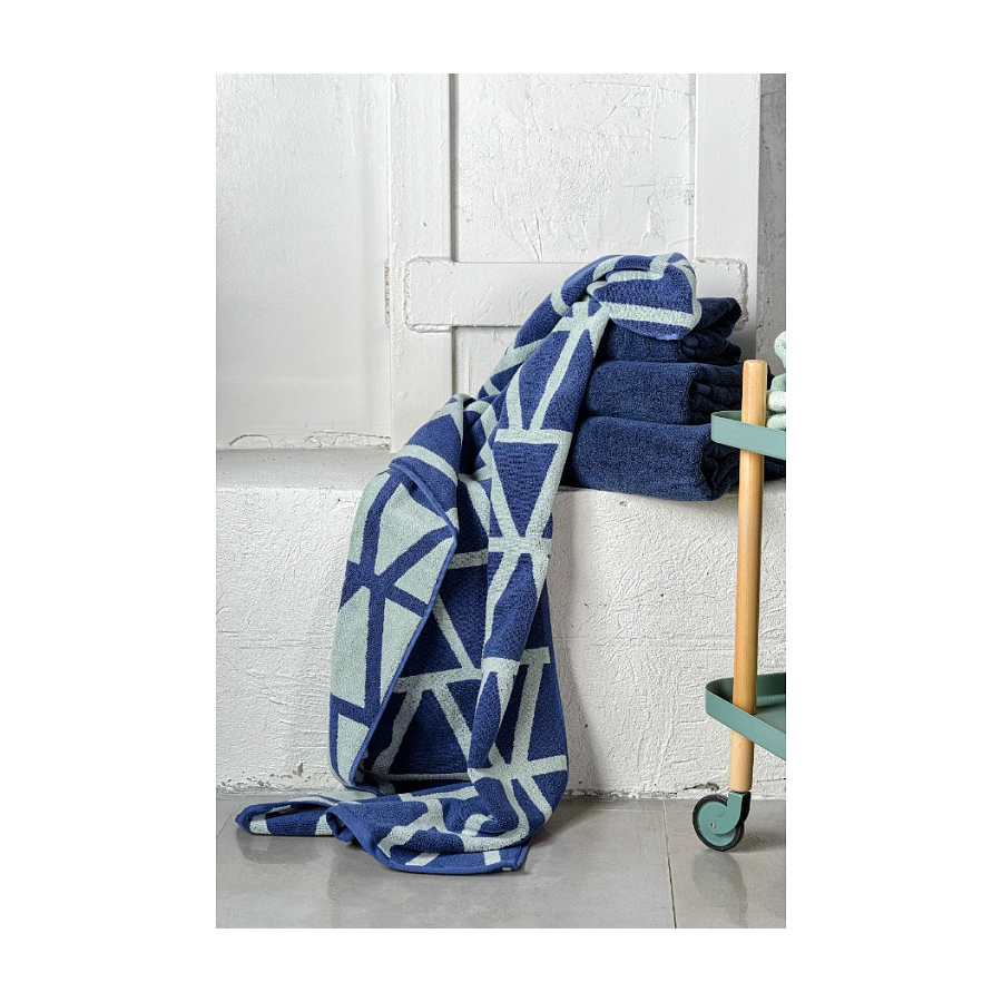 Полотенце для рук Tkano Essential 50х90 см, 100% хлопок, синее