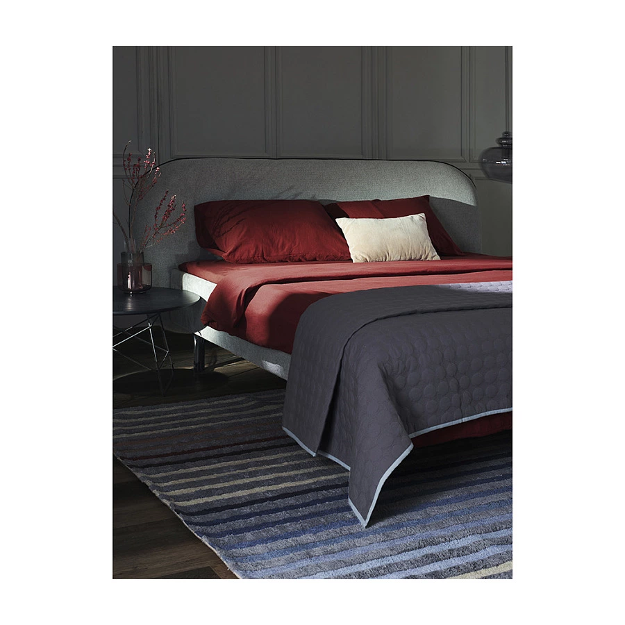 Простыня Tkano Essential 240х270 см, 55% лен, 45% хлопок, цвета копченой паприки