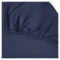 Простыня на резинке Tkano Essential 180х200х30 см, 100% сатин, темно-синяя