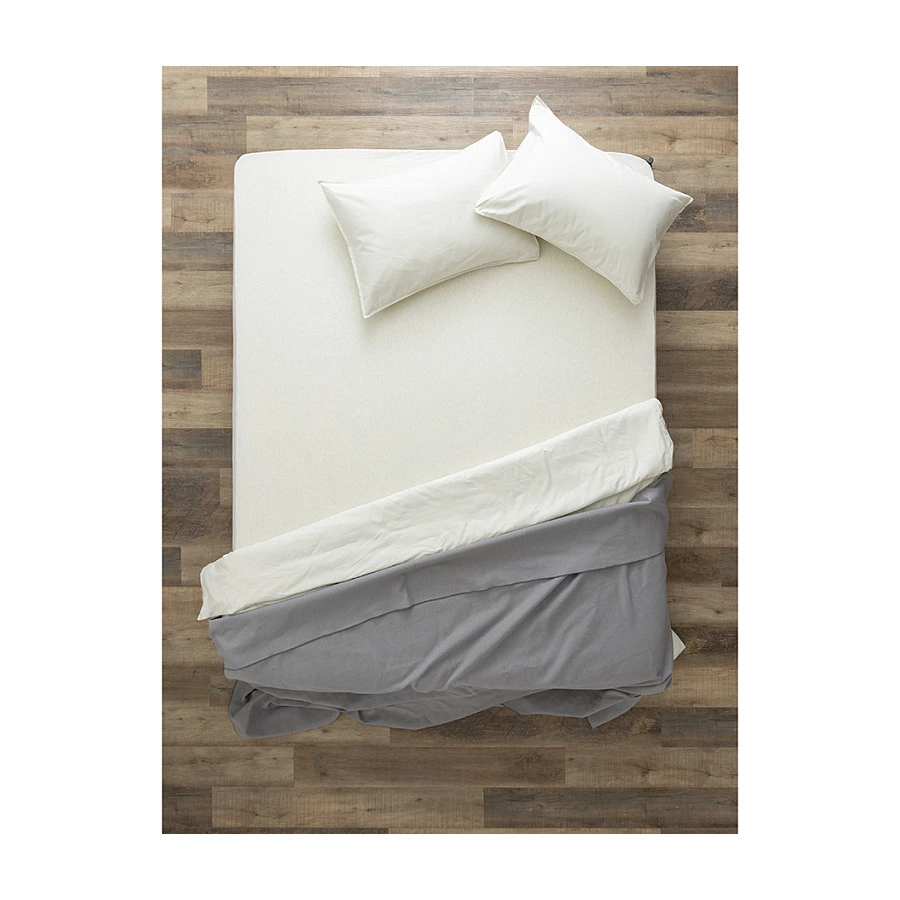 Простыня на резинке Tkano Essential 160х200х30 см, 100% хлопок, бежевая