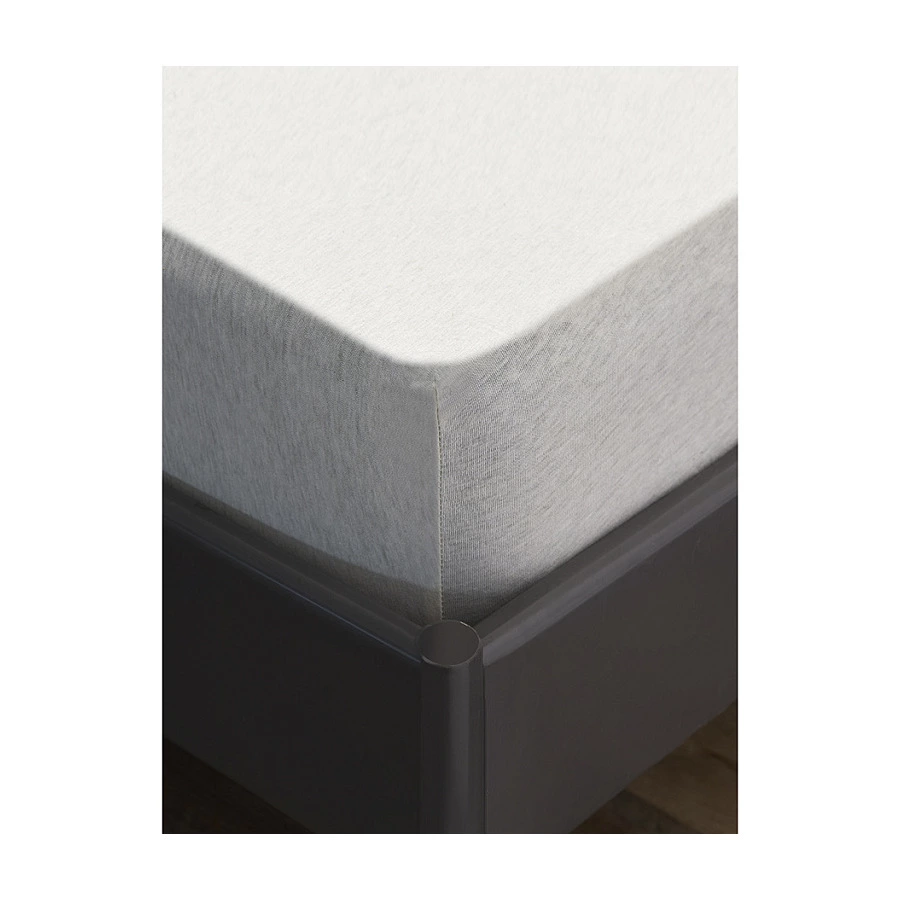 Простыня на резинке Tkano Essential 160х200х30 см, 100% хлопок, бежевая